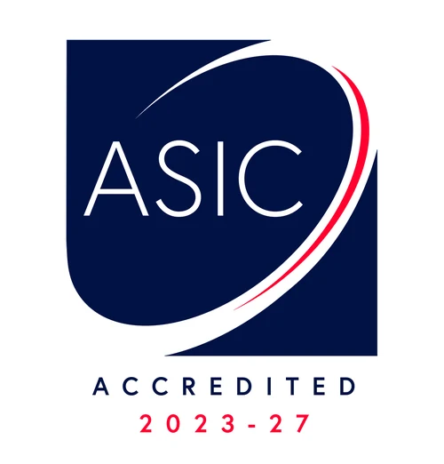ASIC Accredited 2023–2027