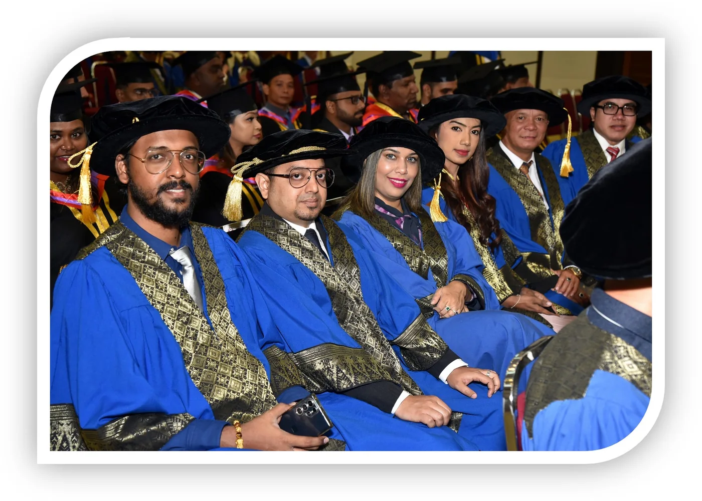 Doctoral graduands at a Wilmington Metropolitan University convocation